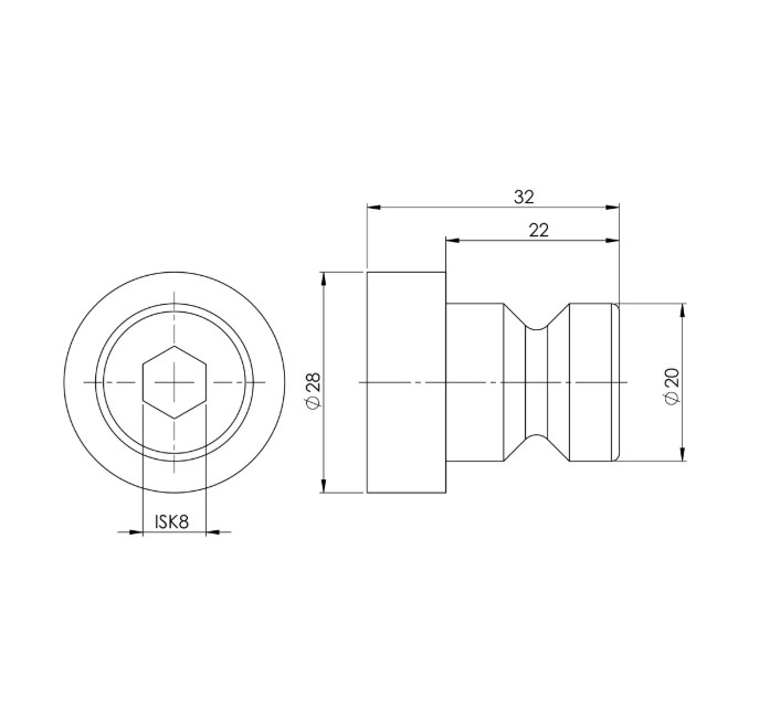 Lang Technik Quick•Point® 96 Spacer Studs, Ø 20 mm 
