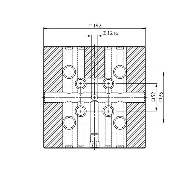 Lang Technik Quick•Point® Combo Grid Plate 192 x 192 mm