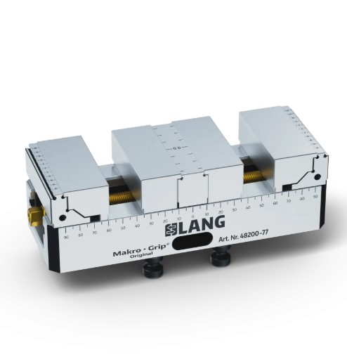 Lang Technik Contour Jaws for Makro•Grip® 5-Axis Vise, Jaw Width 77 mm, Outside 