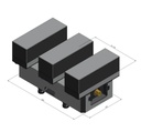 Lang Technik Profilo Center Base Jaw 125 + Spindle Length 264 mm 