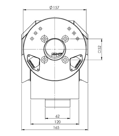 Lang Technik RoboTrex 52 Gripper, pneumatic, suitable for Item No. 66600