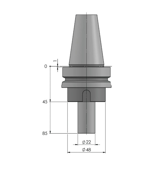 Lang Technik HAUBEX Tool Holder BT-40, JIS B6339