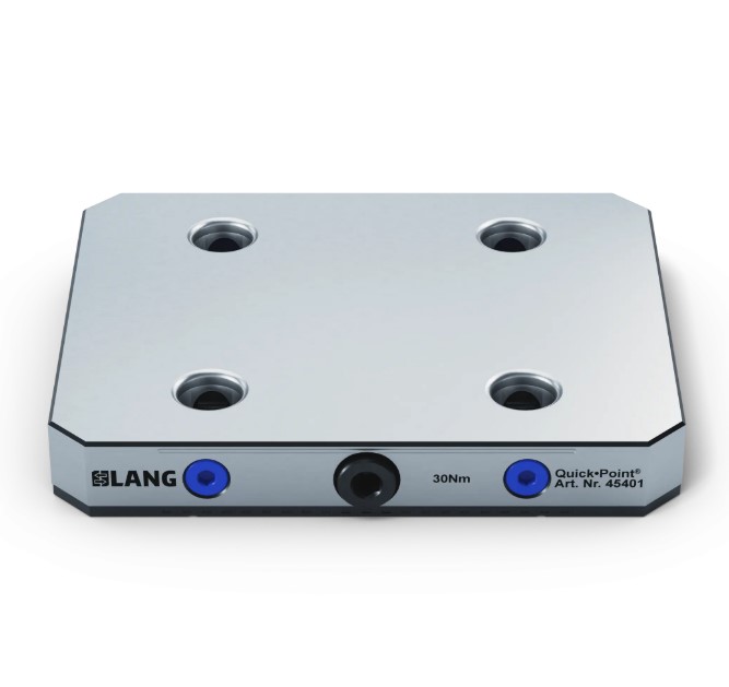 Lang Technik Quick•Point® 96 Plate, rectangular, 192×156×27 mm, without mounting bores 