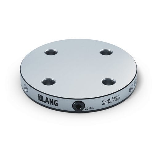 Quick•Point® 96 Round Plate, Ø 196×27 mm, for individual center bore