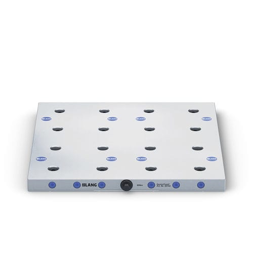 Lang Technik Quick•Point® 96, 4-fold Grid Plate, 384×384×27 mm, w/ mounting bores for 100 mm t-slot distance 