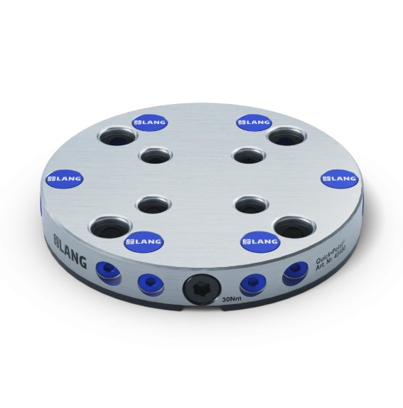 Quick•Point® Combo Round Plate Ø176mm, with mounting bores