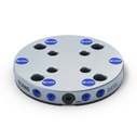 Quick•Point® Combo Round Plate Ø176mm, with mounting bores