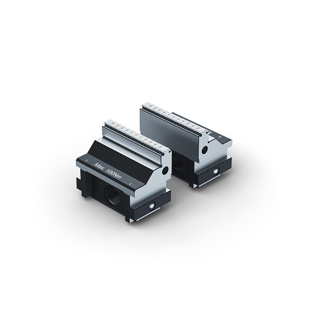 Spare Jaws without serration, for Makro•Grip® 5-Axis Vise 125, Jaw Width 77 mm