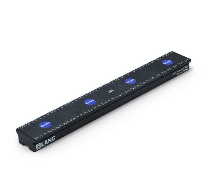 Lang Technik Quick•Point® Rail Extension Bar, long, with mounting bores
