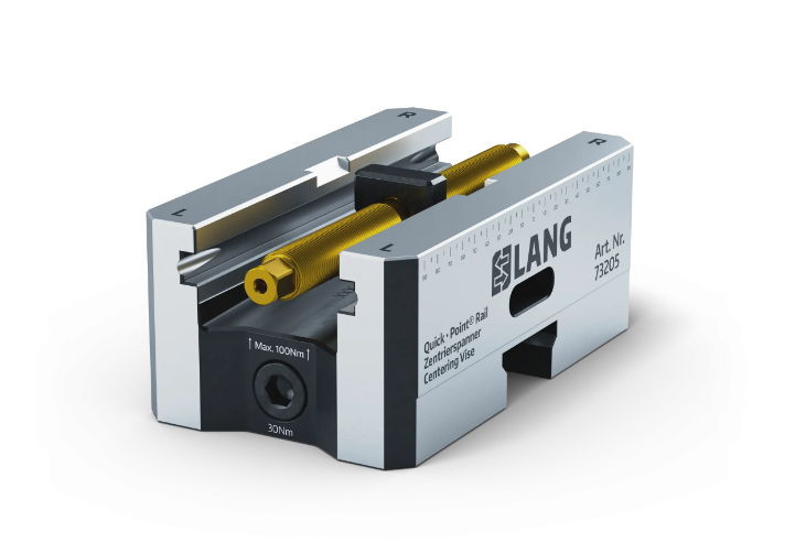 Lang Technik Makro•Grip® Rail 5-Axis Vice 125, length 310 mm 