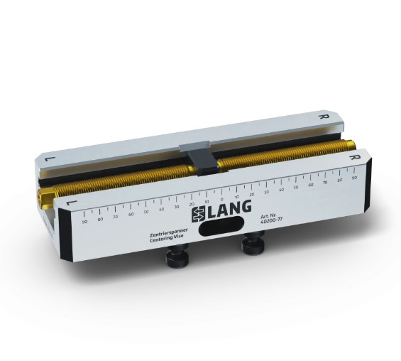 Lang Technik Centring Vice 77 Base, jaw width 77mm, length 210mm