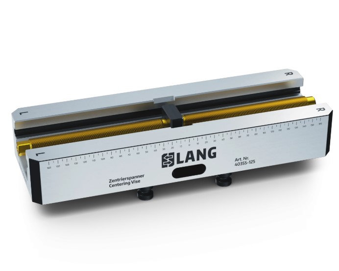 Lang Technik Centring Vice 125 Base, jaw width 125mm, length 360mm