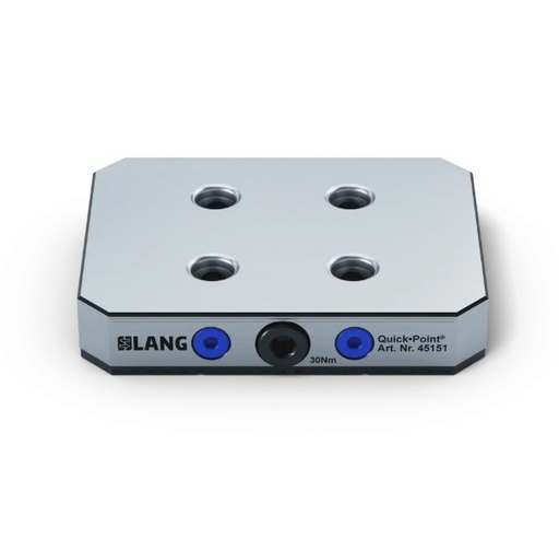 [45151] Lang Technik Quick•Point® 52 Plate, rectangular, 150×116×27 mm, without mounting bores 