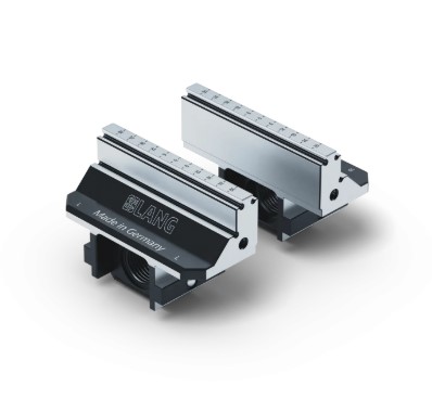 [48077-7722 ] Lang Technik Spare Jaws without serration, for Makro•Grip® 5-Axis Vise 77, Jaw Width 77 mm