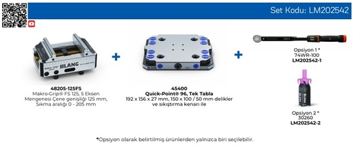 [LM202542-1] Lang Technik Lang 48205-125FS+Lang 45400+Bahco 74WR-100